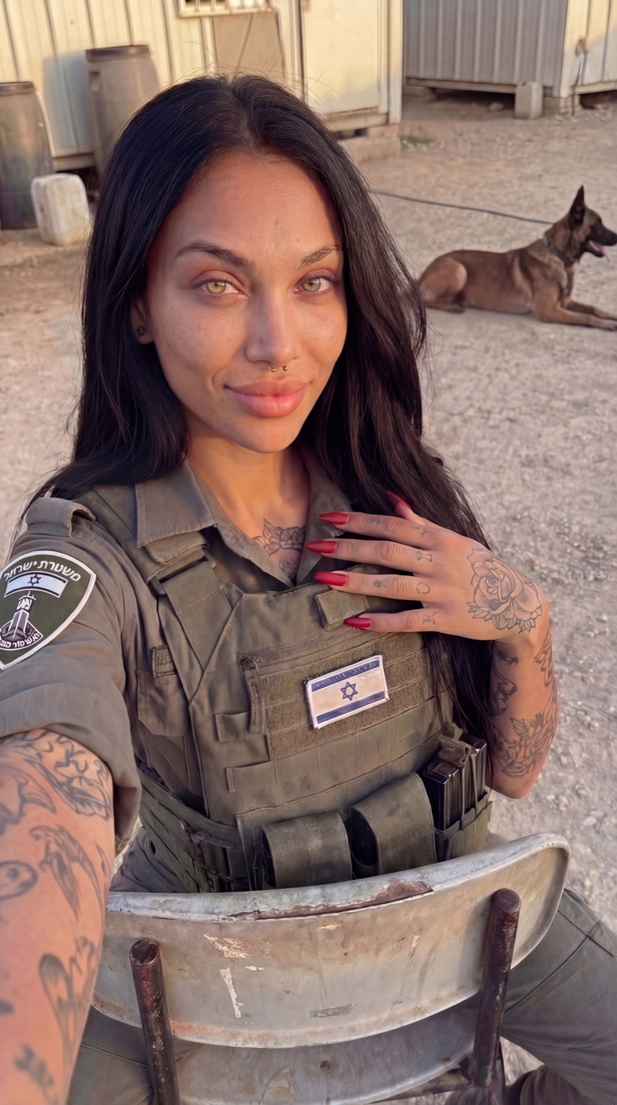 נטע שרעבי במילואים